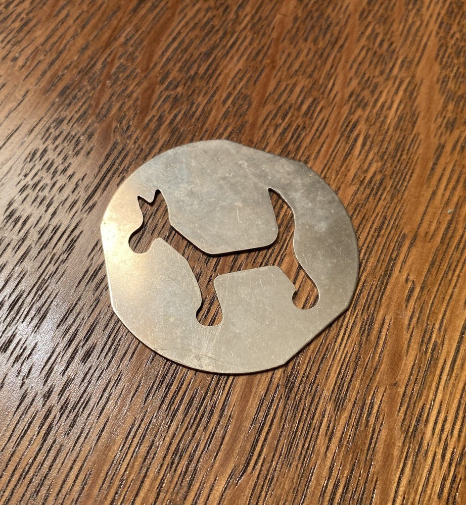 vintage MIRRO Cookie Cooky Pastry Press Replacement Disk Disc - Dog