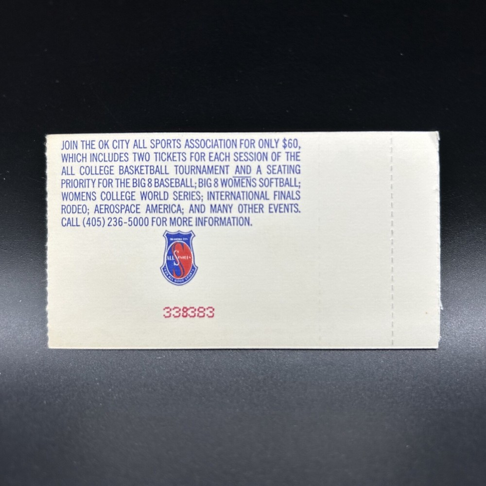 NEIL YOUNG CONCERT TICKET STUB, MAR 17 1991, MYRIAD ARENA