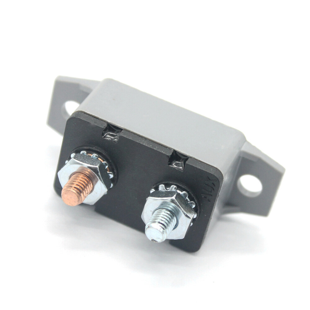 4PC 50A AMP 12V Circuit Breaker Stud Type Shortstop Fuse Automatic Auto Reset