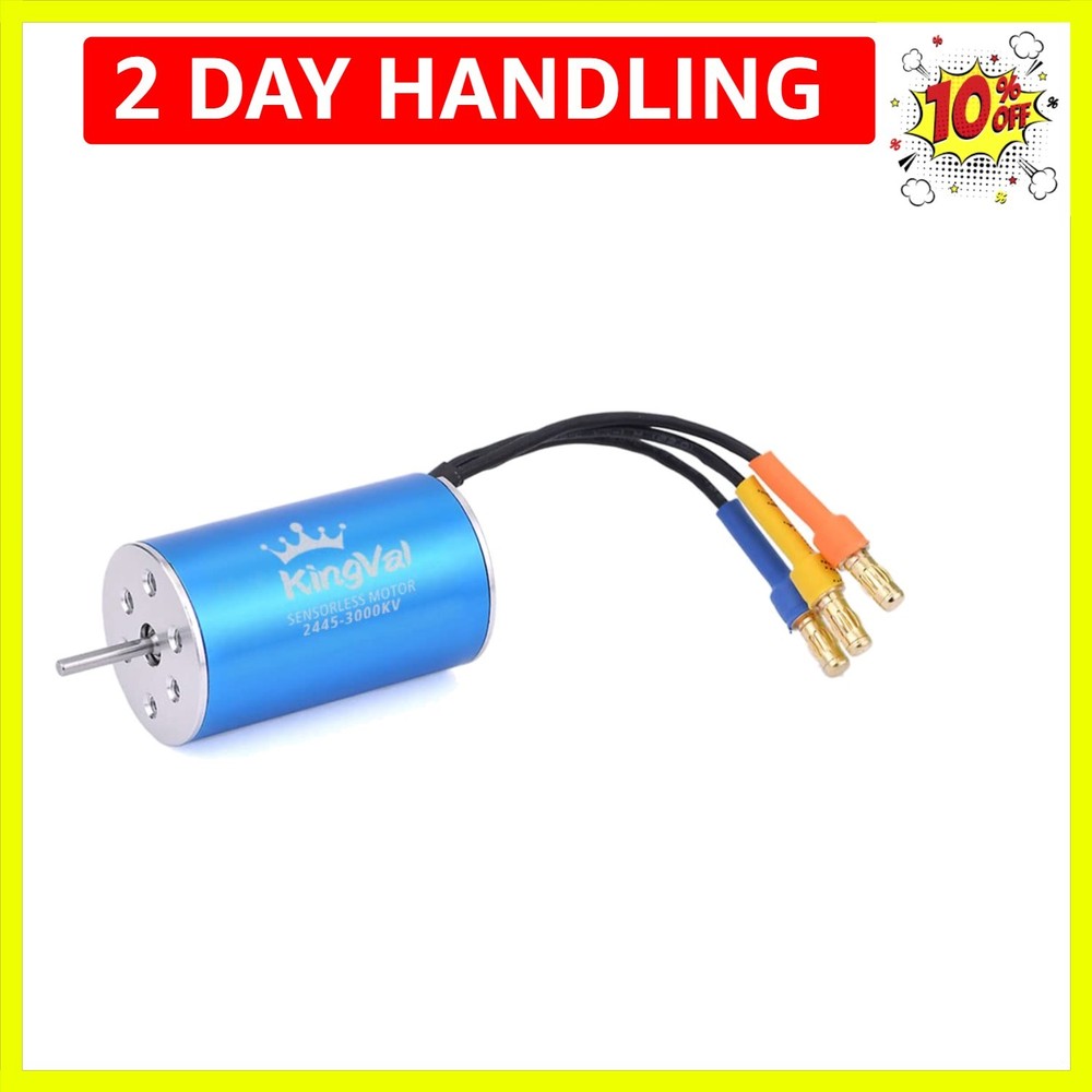 Replacement 2445 3000KV Sensorless Brushless Motor Shaft Diameter 2.3mm Compa...