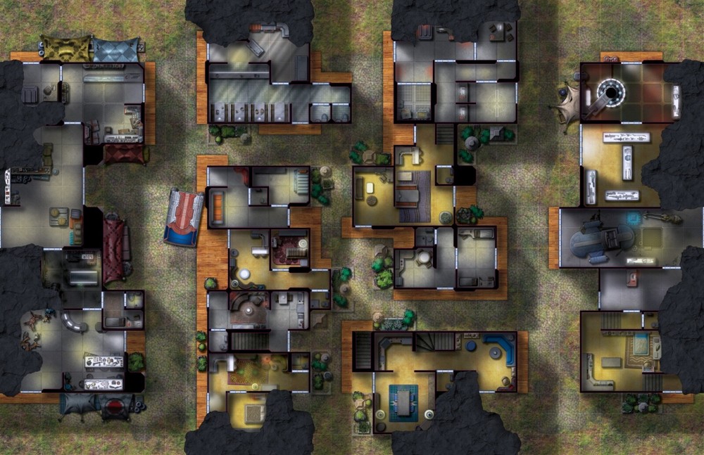 Scifi RPG Poster Maps