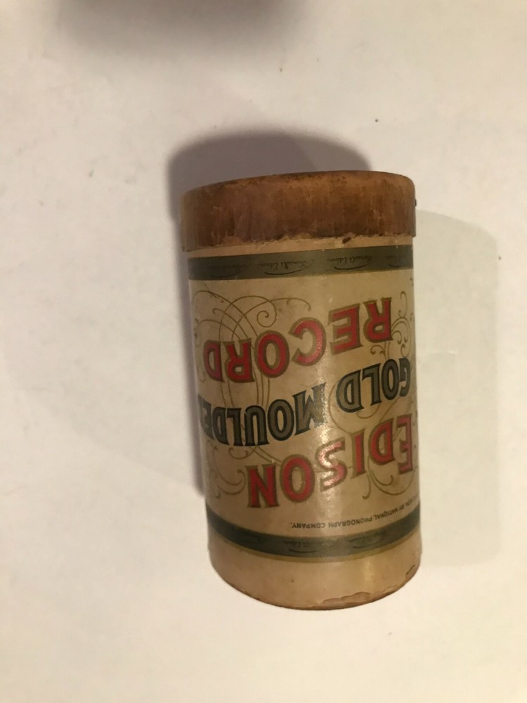 Edison Gold Moulded Record Tube