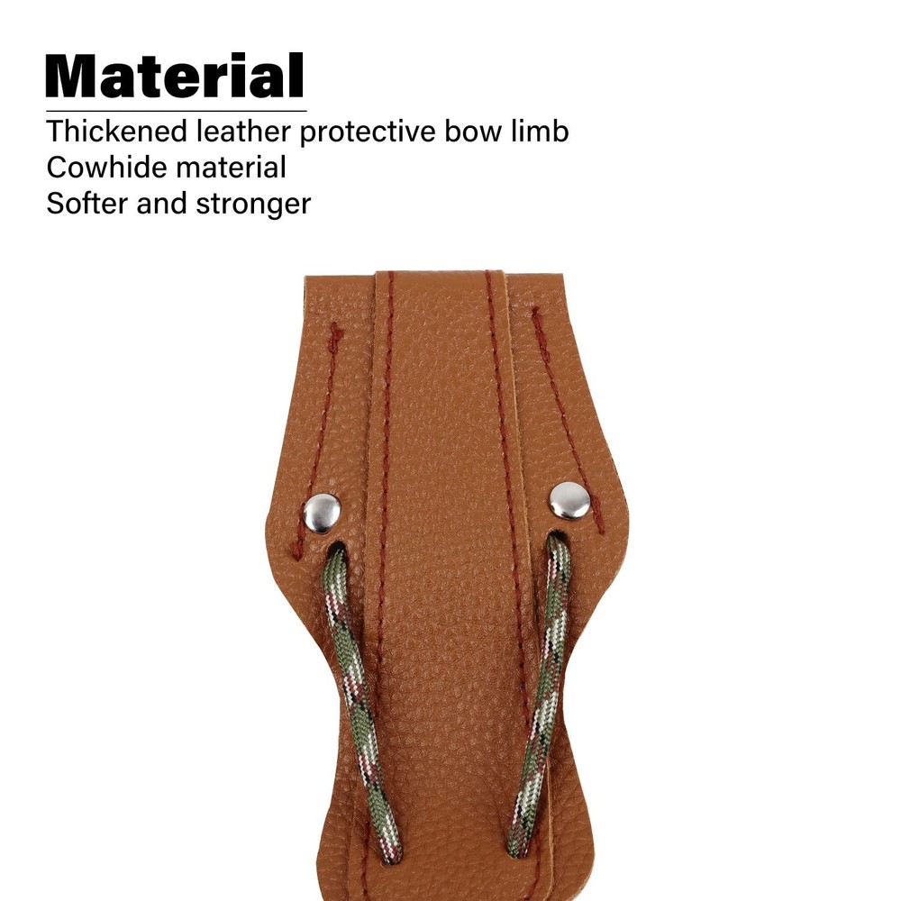 SOPOGER Archery Stringer Recurve Bow Tool, Longbow Brown