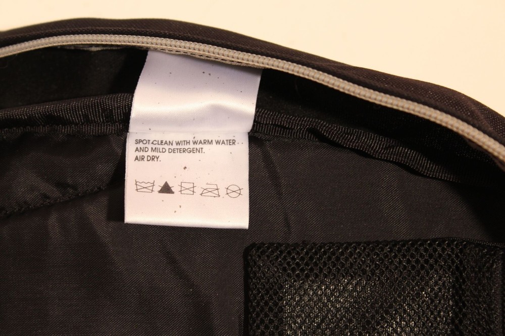 Vintage North Face Mopack Backpack Black & Blue Adjustable Straps & Side Pockets