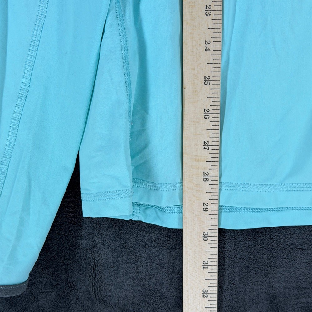 Greyson Golf Pullover Quarter Zip Aqua Blue Long Sleeve Men's Large
