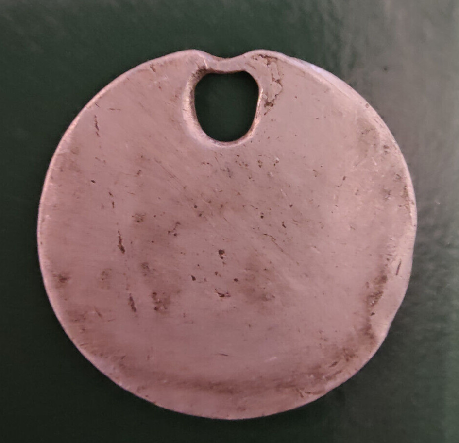 GRIMETHORPE Colliery Pit Check Tally - marked GRIMETHORPE COLLIERY 638