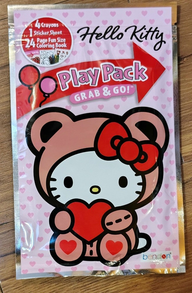 Hello Kitty Valentine's Day Grab & Go Play Pack.