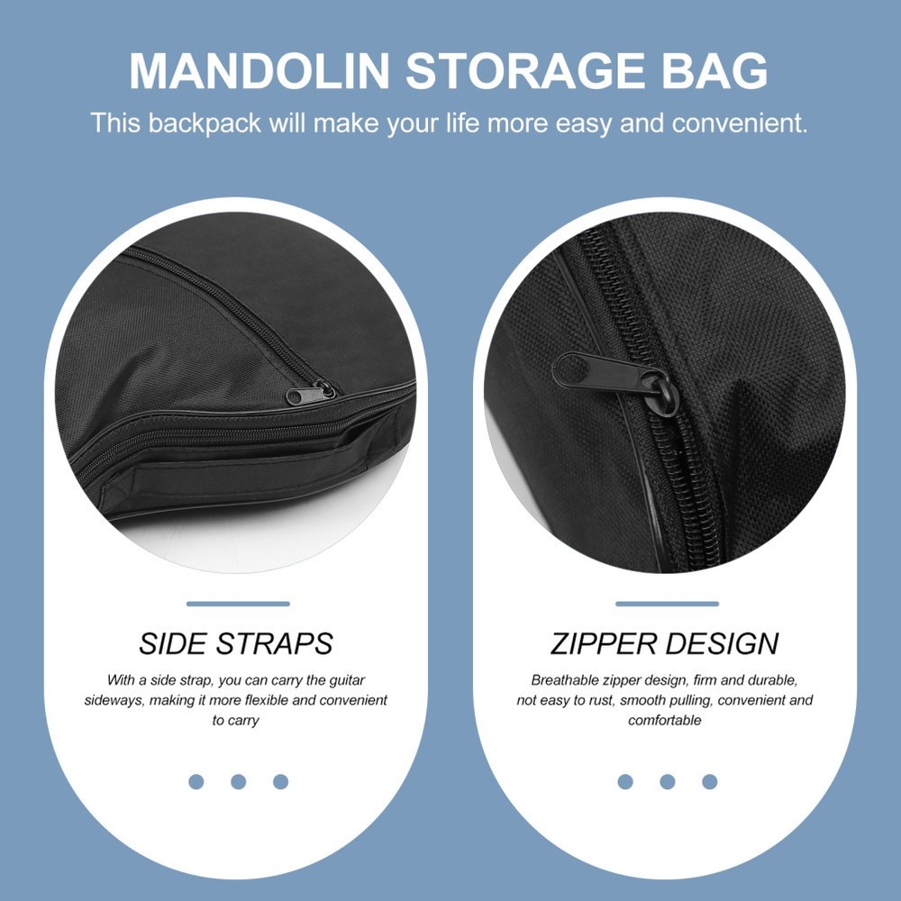 1pc Practical Mandolin Bag Thicken Mandolin Backpack Portable Bag