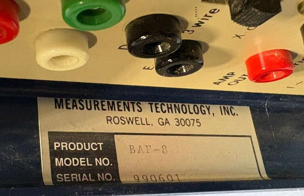 MTI Measurements Technology Inc. Lab Test Multi-Channel Analyzer Model BAF-8