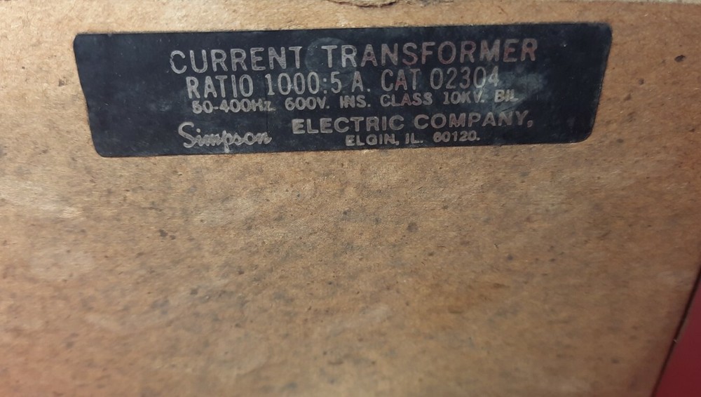 Simpson Current Transformer 02304