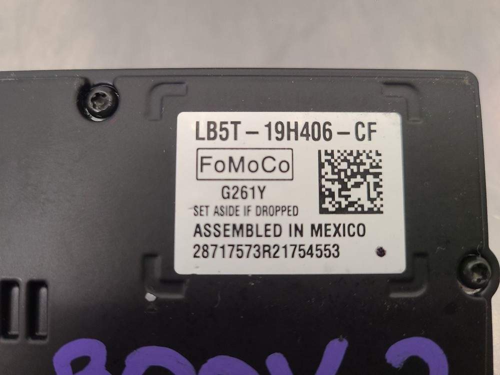 22 FORD EXPLORER XLT CAMERA FRONT VIEW WINDSHIELD MOUNTED LB5T19H406CF