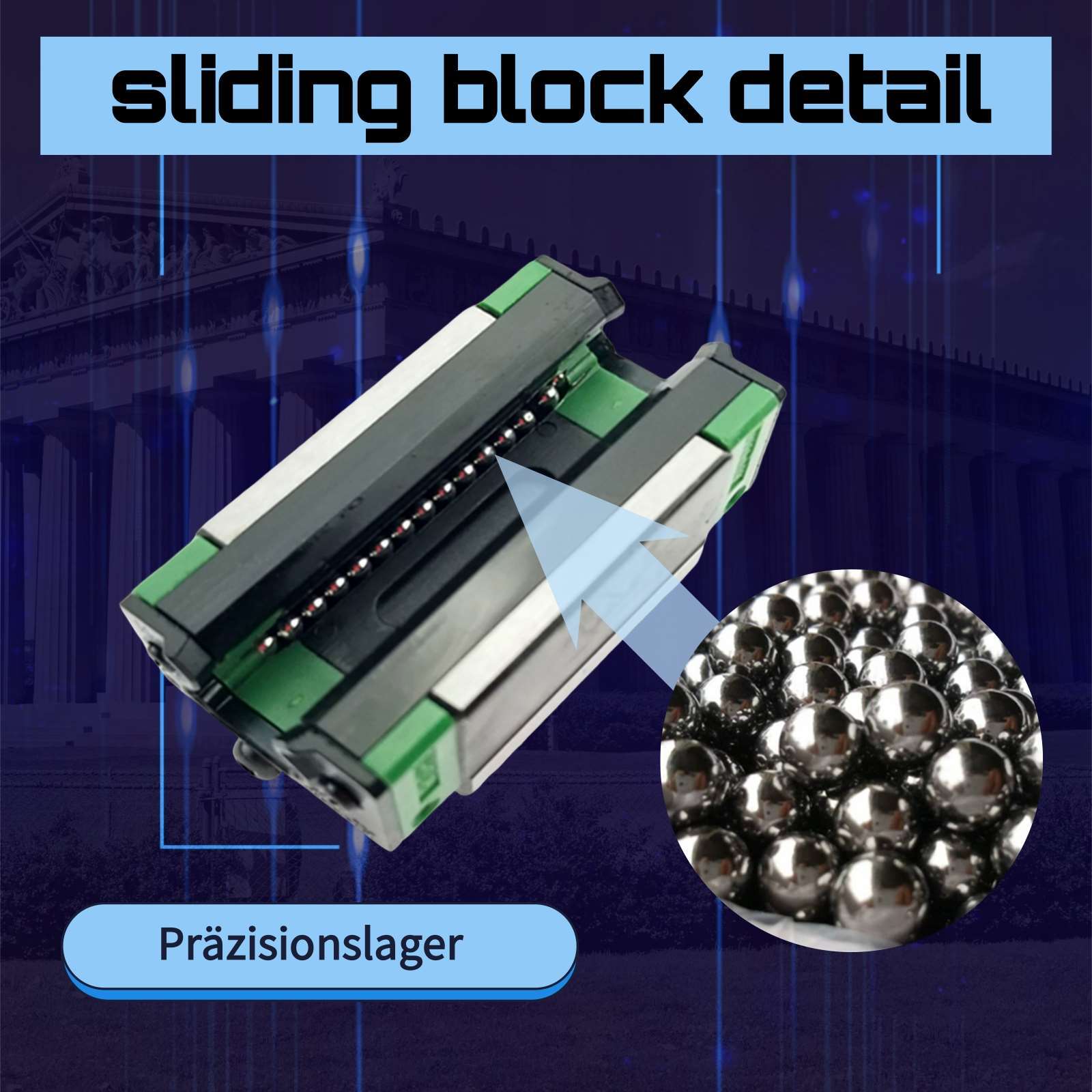 HGR15/HGR20/HGR25 Linear Guide Rail +SFU1605 Ballscrew with nut 200mm-2200mm Set