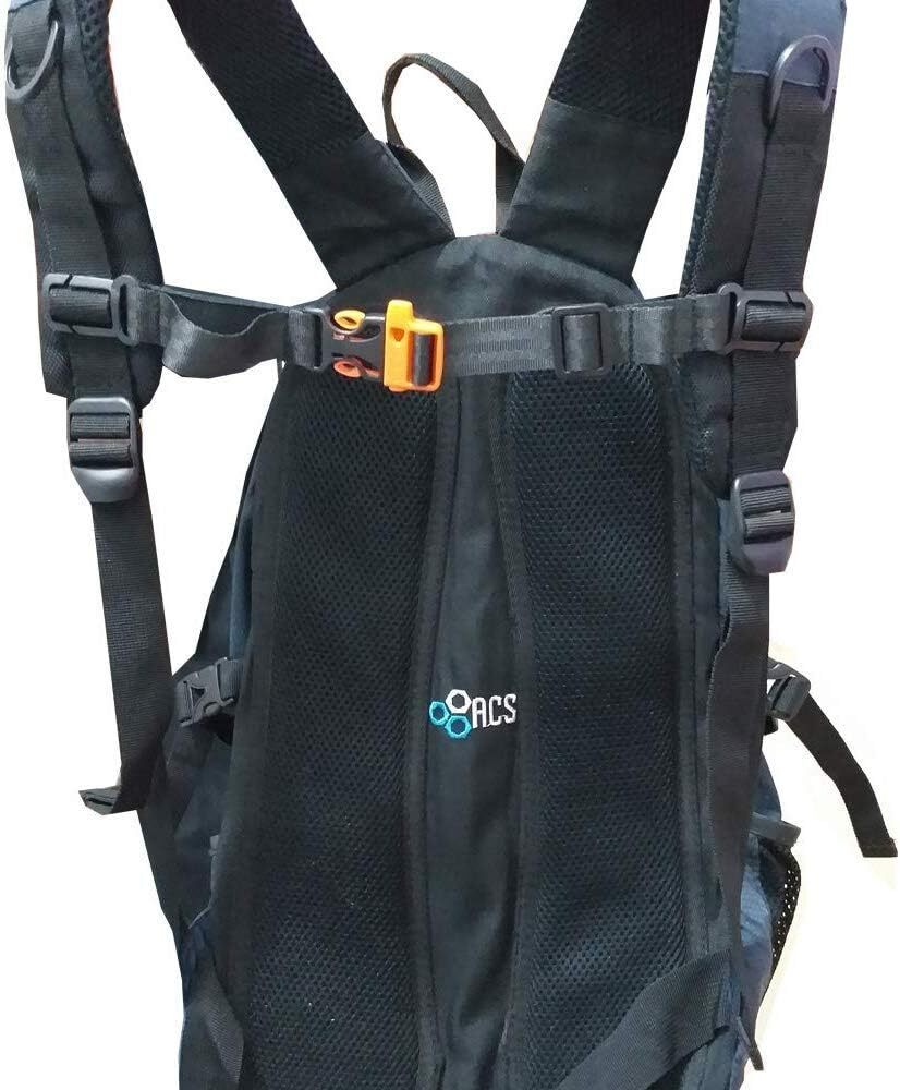 HDHYK 2 Packs Backpack Chest Strap- Nylon Universal backpack strap, Gray
