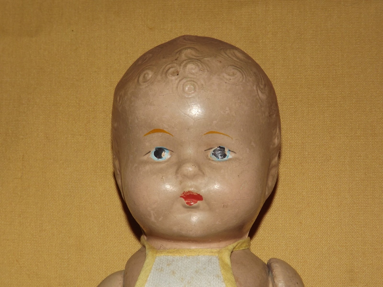 VINTAGE TOY 9" HIGH COMPOSITE BABY DOLL IN SUNSUIT
