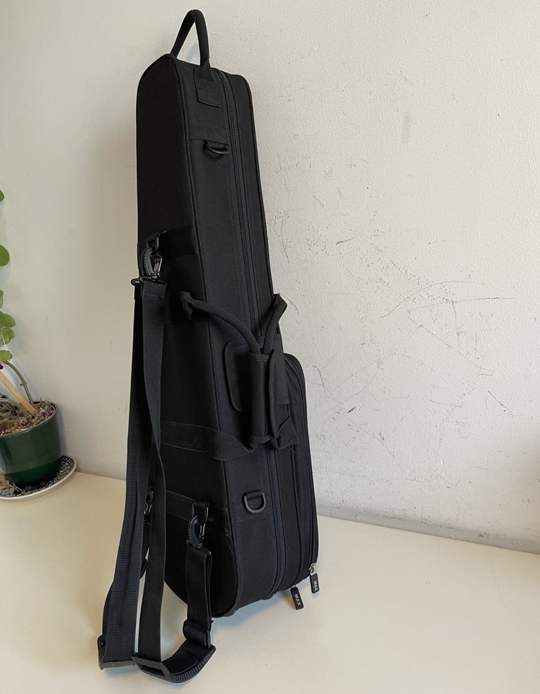 NY Protec MX044 4/4 Size MAX Shaped Violin Case - Black MAX By Protec Pickup