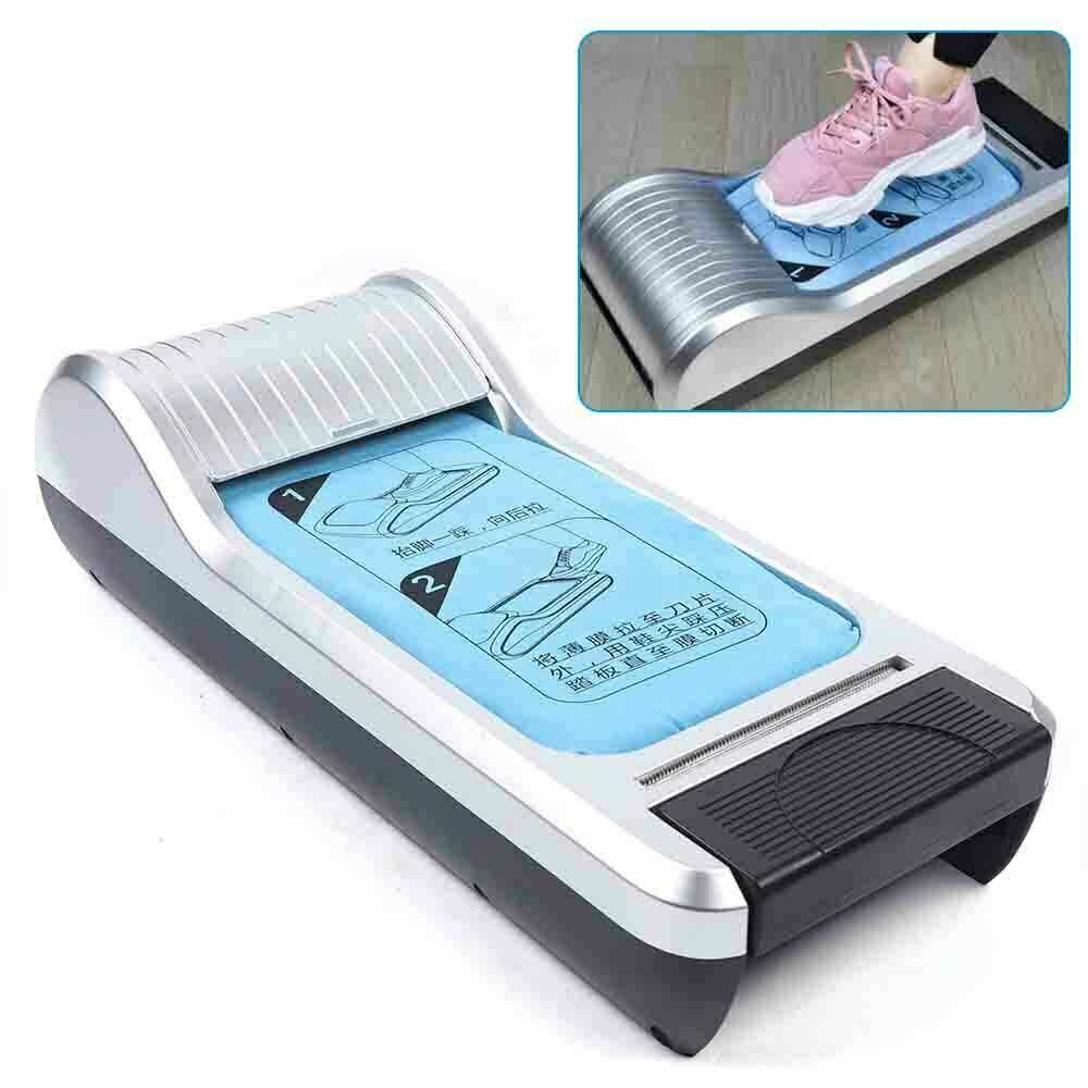 Automatic Shoe Cover Dispenser Machine W/ 300 Disposable Shoe Films Household