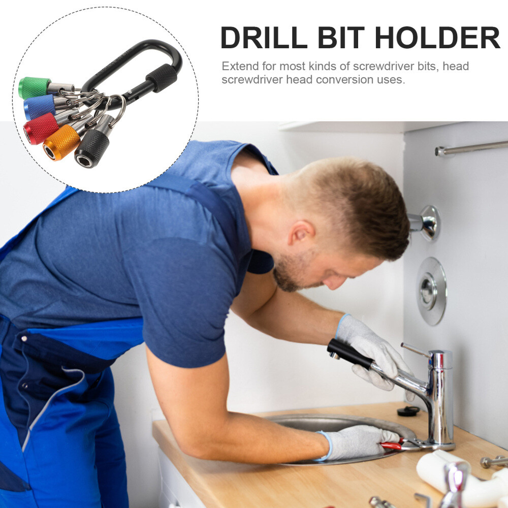 Drill Bit Keychain Holder Keychain Screwdriver Drill Bit Holder Bit Set Tool
