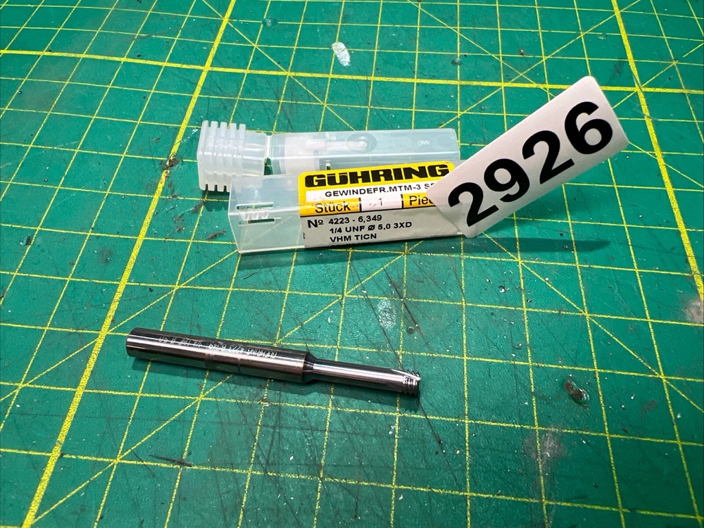 GUHRING NO 4223 1/4 UNF THREADMILL SOLID CARBIDE