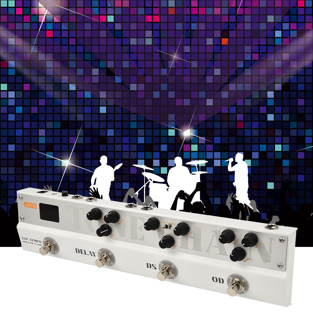 JOYO TC-1 Guitar Effect Pedal Overdrive Distortion Delay Processor Multifunction