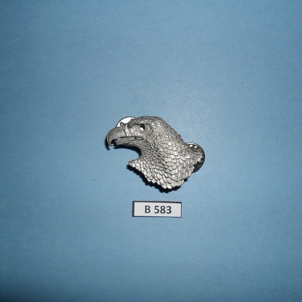 TOM MEIER EAGLE HEAD PIN BADGE B 583
