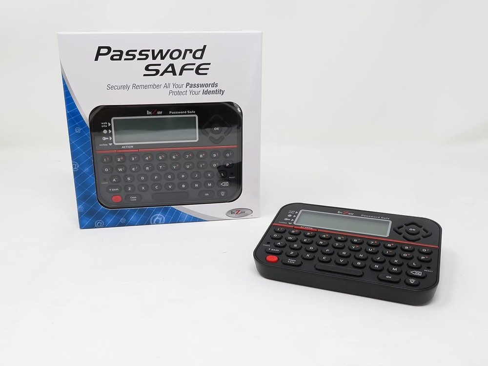 User-Friendly Touchscreen Password Safe - 400 Password Capacity, Includes Keypad