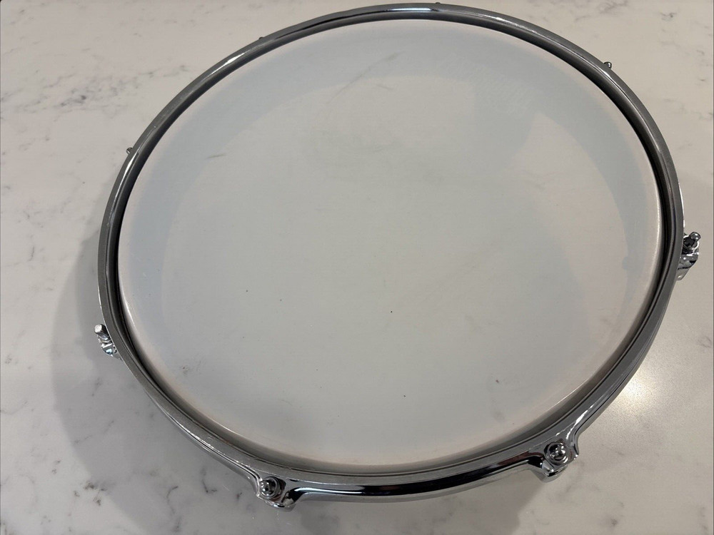 Custom Made 14”x 2", Birch shell, pancake tom (#273), using various drum parts