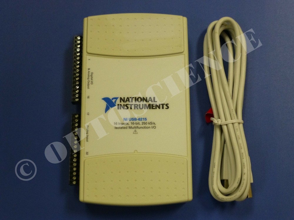 National Instruments USB-6215 Data Acquisition Card, NI DAQ, Multifunction
