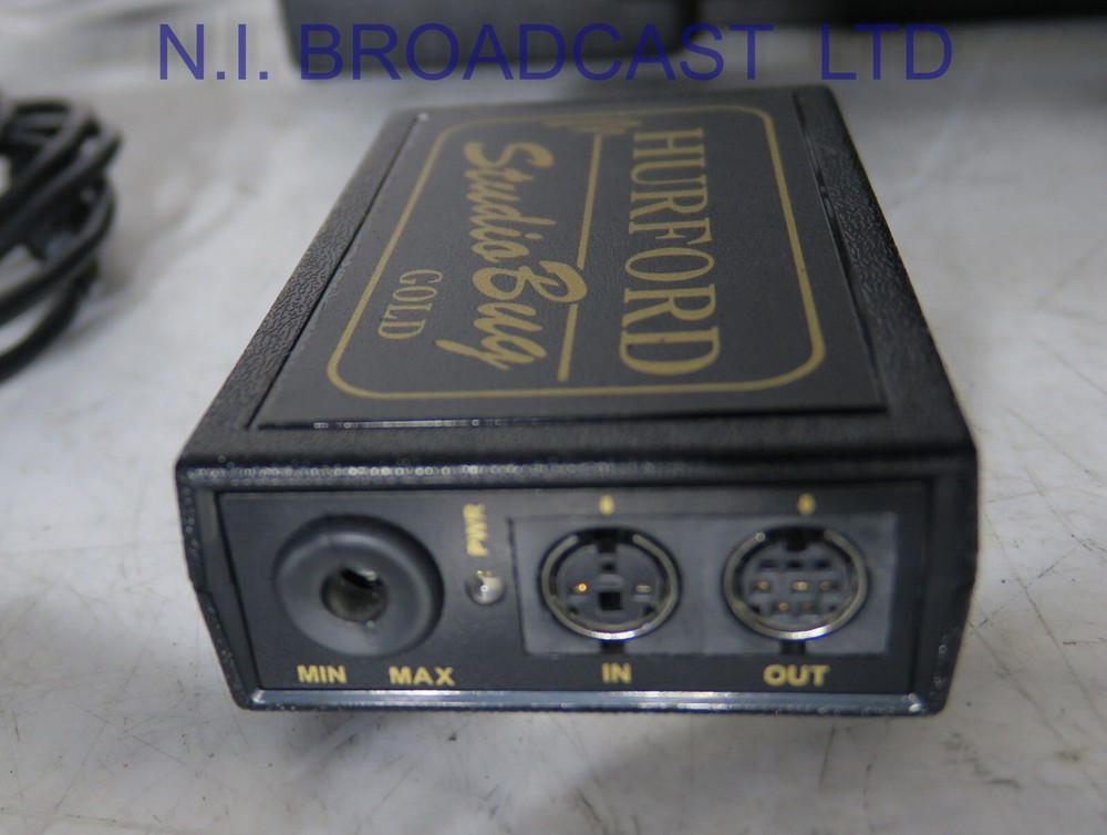 Hurford Studio bug gold microphone