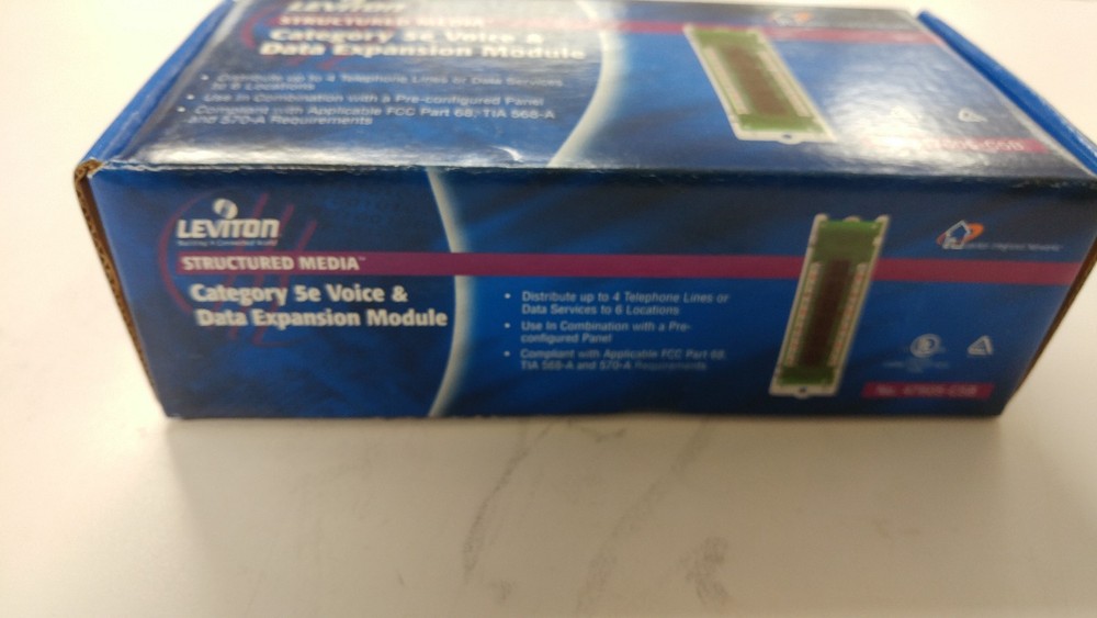 Leviton 47605-C5B Category 5 Voice and Data Module