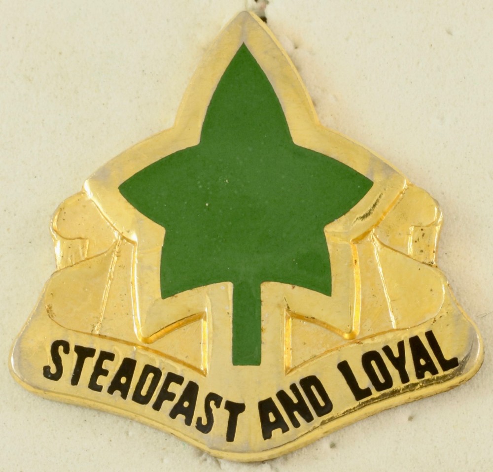 4th Infantry Division NCBU Crest DI/DUI CB D22 HM