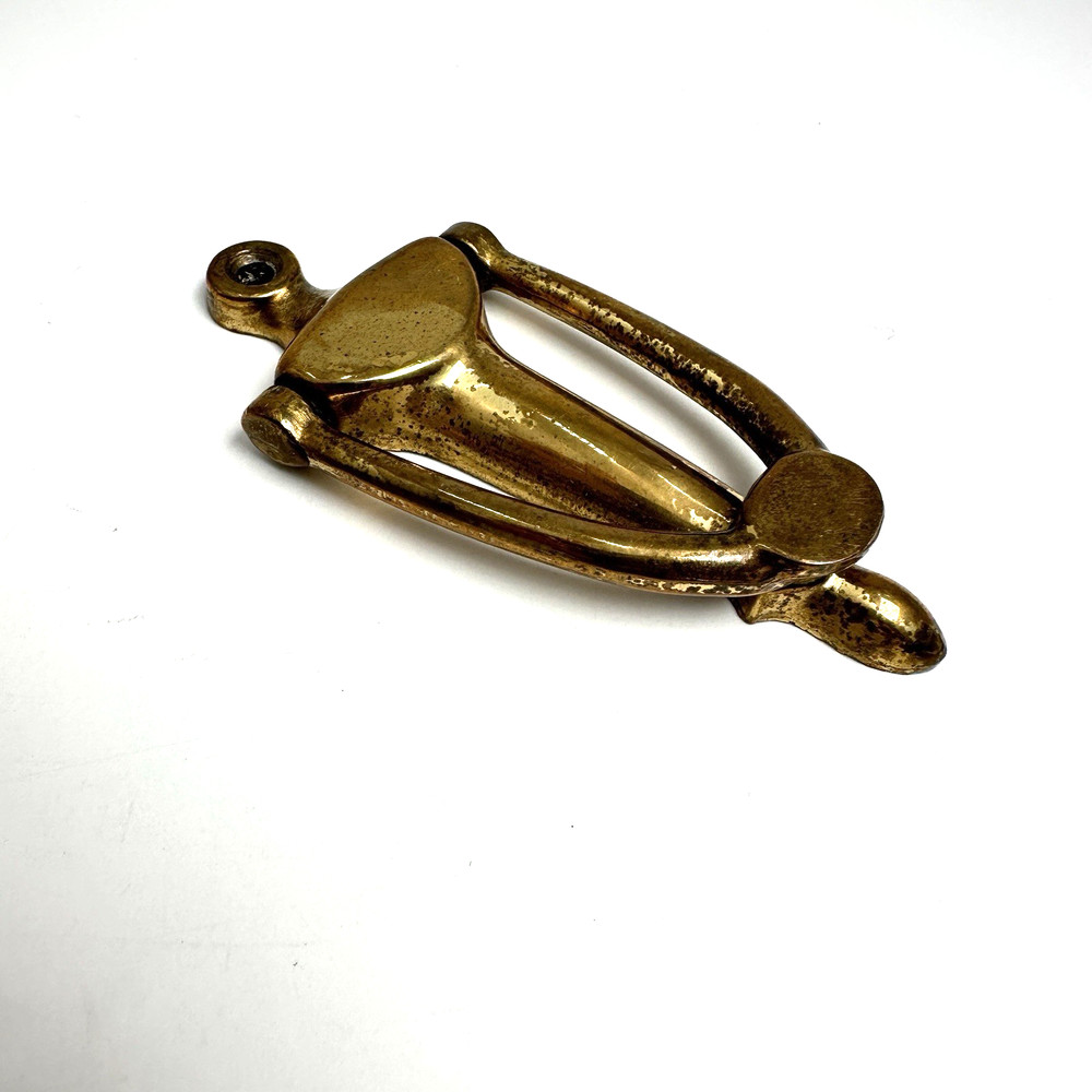 Vintage Solid Brass Door Knocker 4 x 1.5 Inch Classic Hardware Architectural