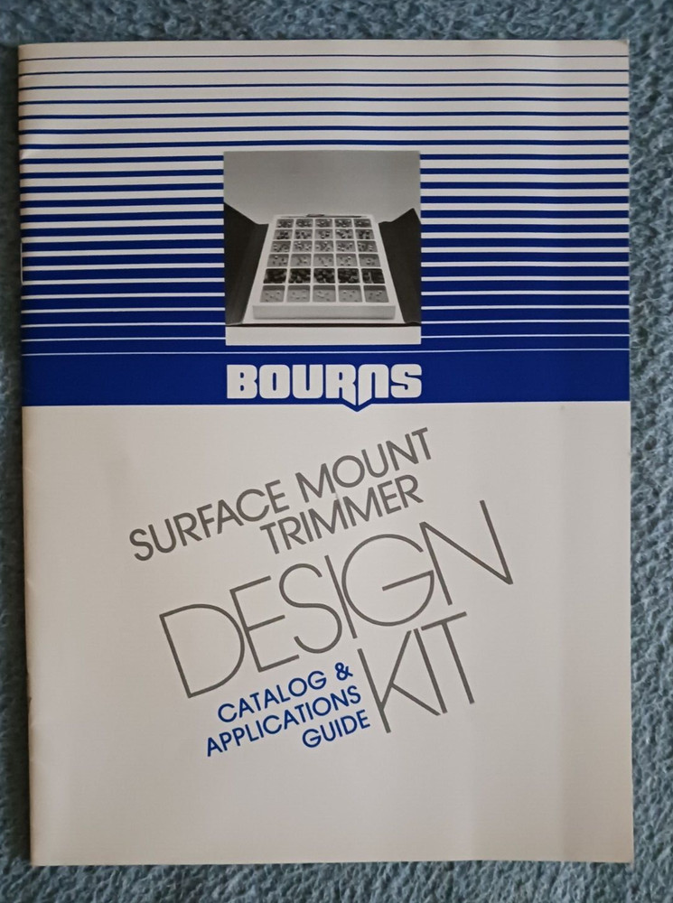 Bourns Surface Mount Trimmer Design Kit Catalog & Application Guide