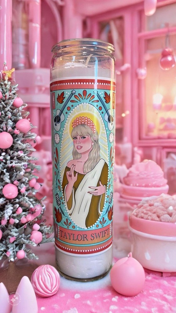 Taylor Swift Saint Prayer Candle