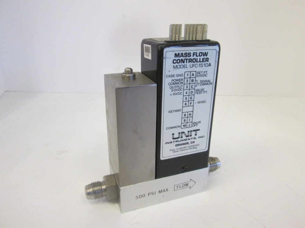 Unit Instruments, UFC-1510A, Mass Flow Controller, 20 SLPM, N2, Used