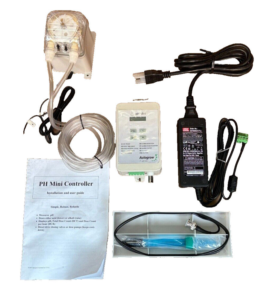 Autogrow pH Mini-Doser System Complete w/Peristaltic Pump