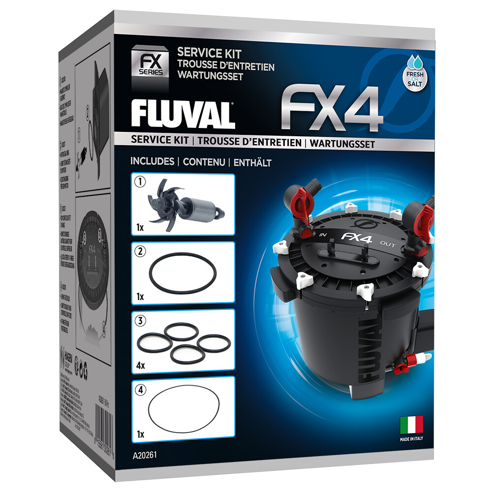 FLUVAL FX4 SERVICE KIT 120V  REPLACEMENT MAGNETIC IMPELLER  FILTER  A20261