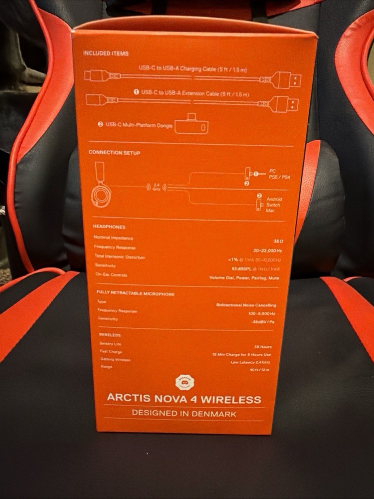 SteelSeries Arctis Nova 4 Wireless Gaming Headset Multi-Platform, Black