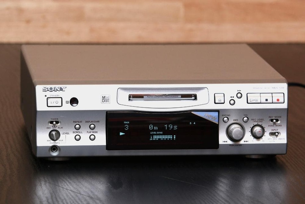 Sony MDS-S39 MiniDisc Deck MD Player Recorder ATRAC 4.5G Restored FullyFunction