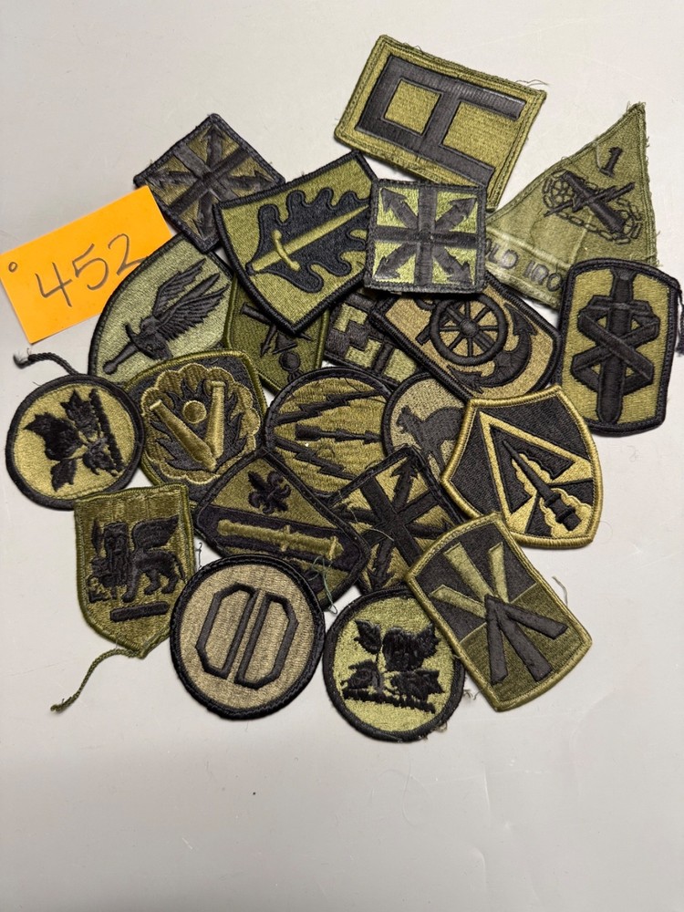 Cold War US Olive Drab Patch Lot o452