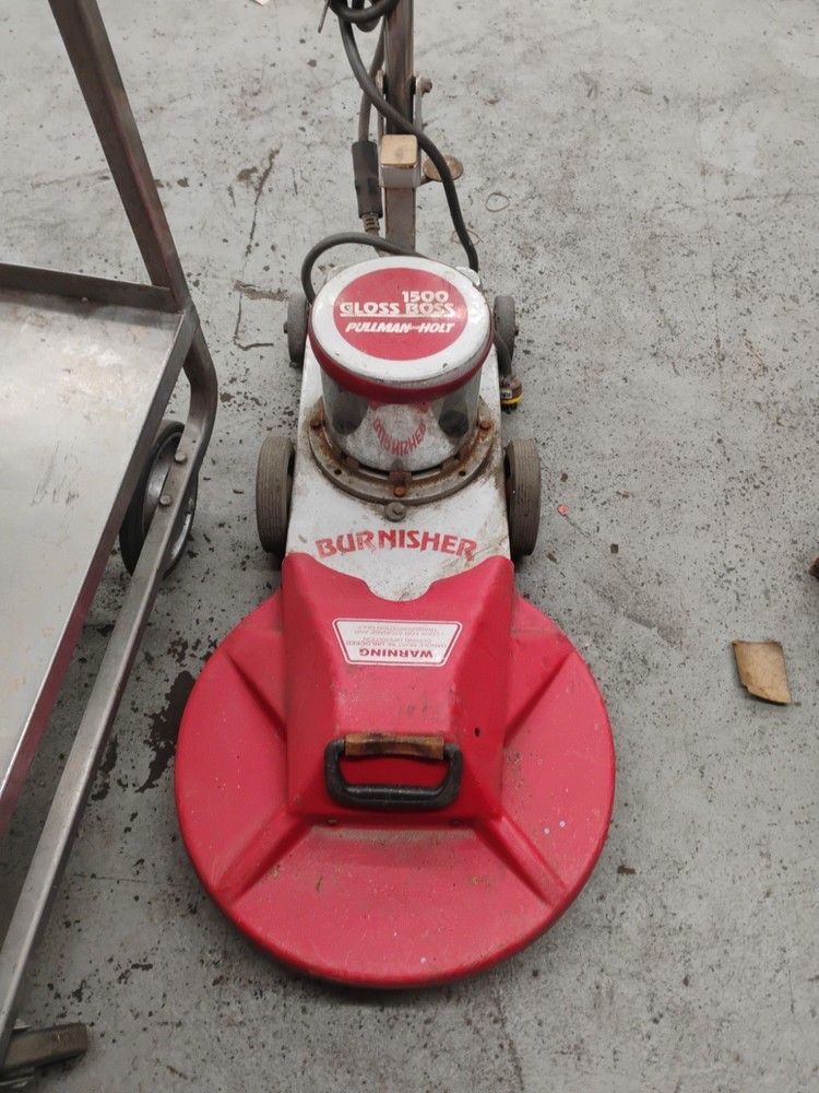 Pullman White Holt 1500 Gloss Boss Burnisher