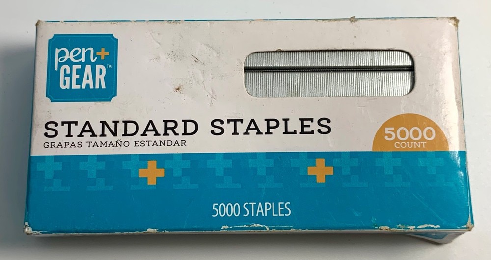 Pen + Gear Standard Staples 5000 Count Open Box