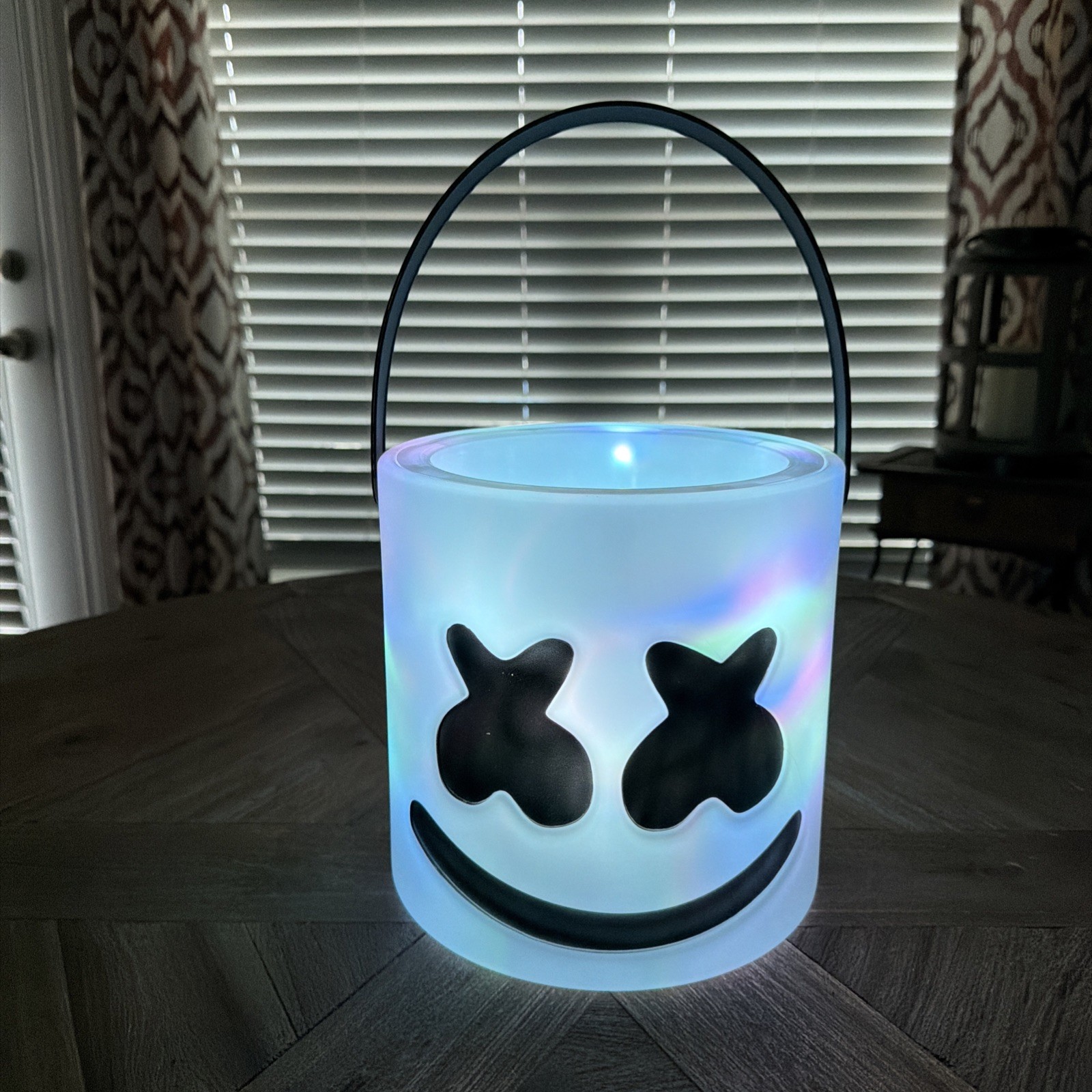 DJ Marshmello LED Light Up White Halloween Treat Bucket