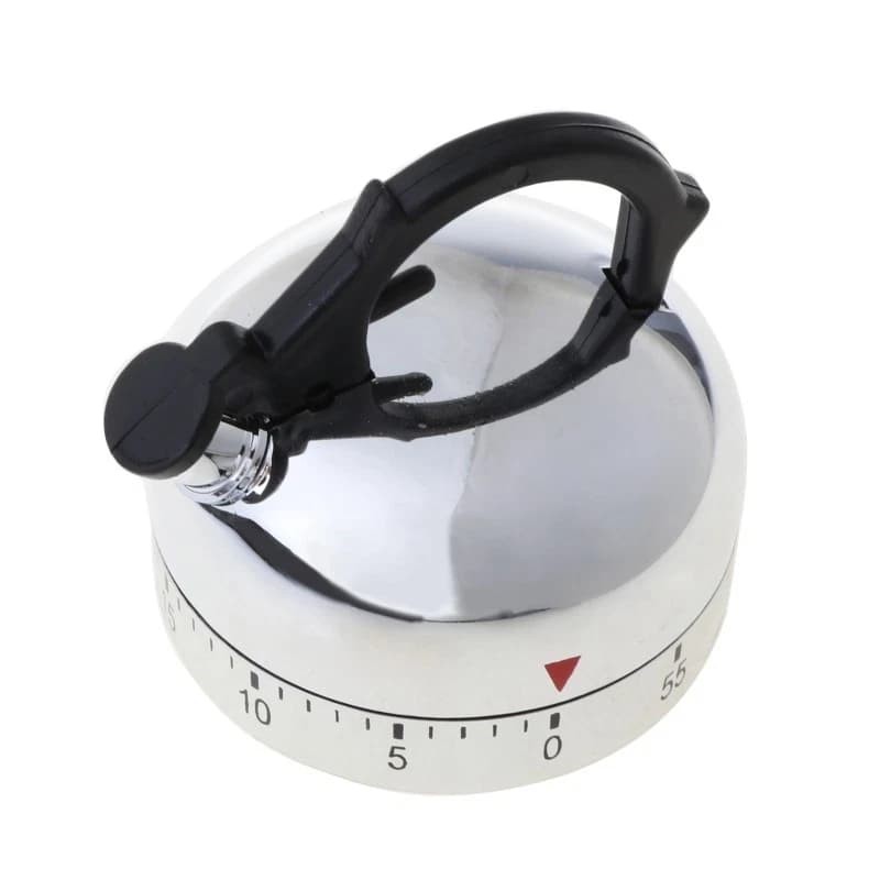 Kitchen Cooking Timer Count-Down Up Clock Alarm Reminder Kettle Shape 60 Minute