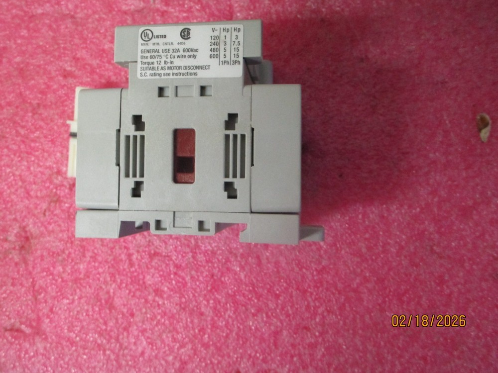 NEW! Allen Bradley Small Frame Load Switch 194E-E32-1753