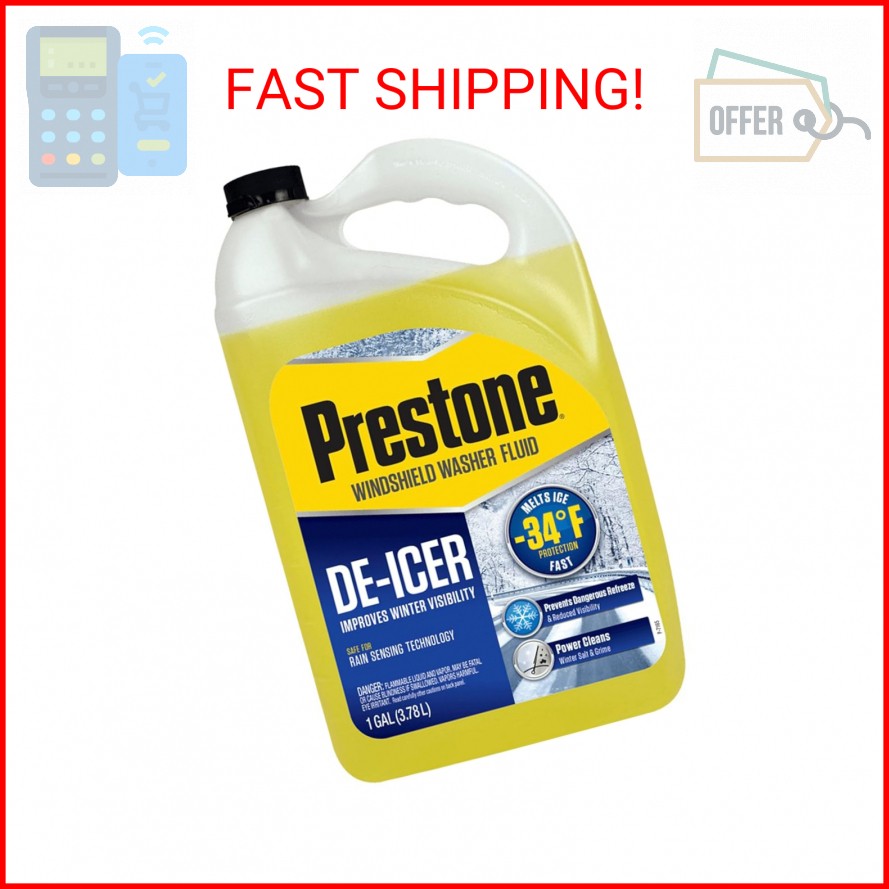 Prestone AS250 De-Icer Windshield Washer Fluid - 1 Gallon