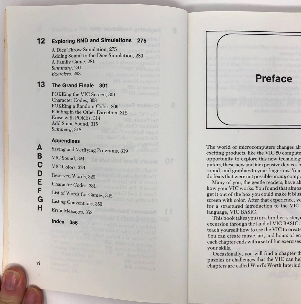 VIC BASIC "A User-Friendly Guide" Book *ISBN 0-8359-8377-3 **Used Condition