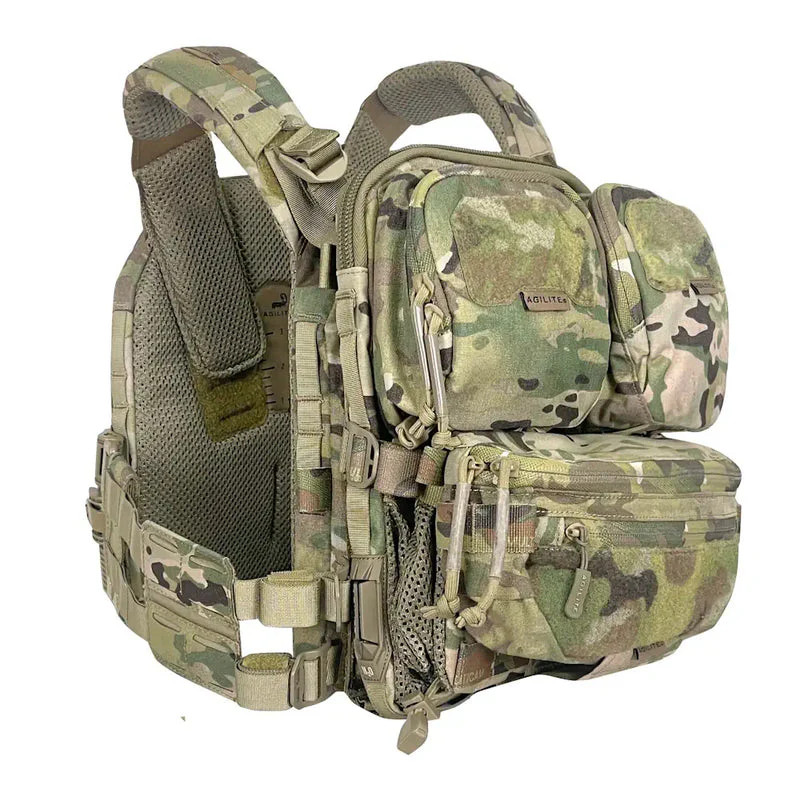 Agilite Micro MAP Rear Hydration Panel Compatible w/ Plate Carriers Ranger Green