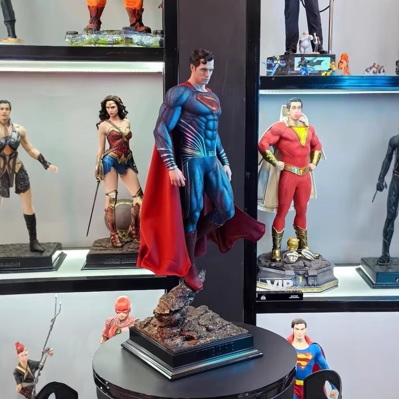 Justice League Superman Metal Statue.