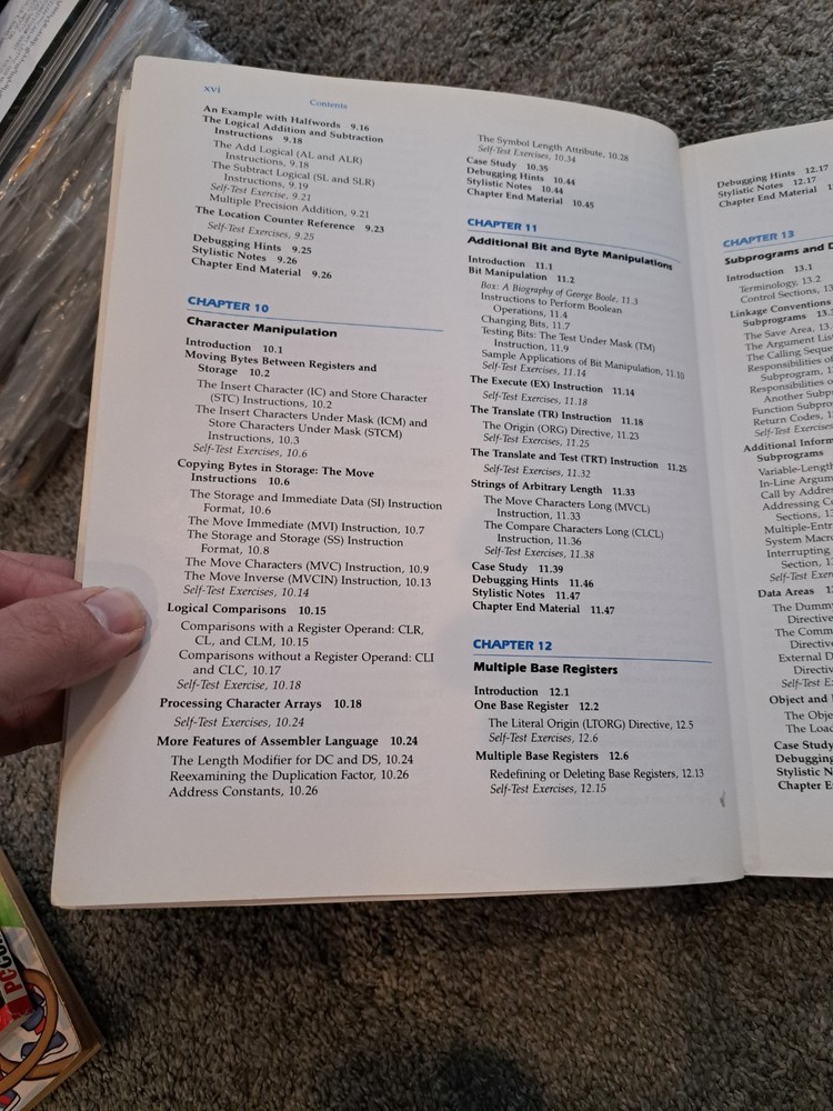 Assembler Language Programming for the IBM 370 Frank M. Carrano