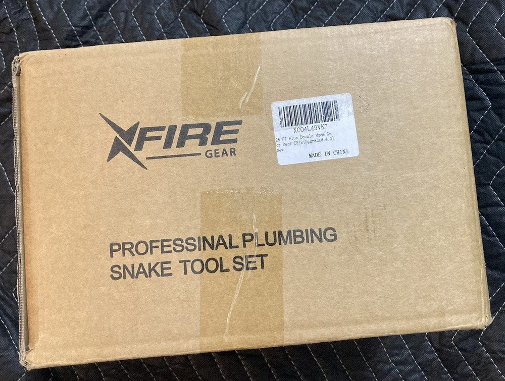 Xfire Gear 25 FT Plus Double Mode Drain Snake Tools